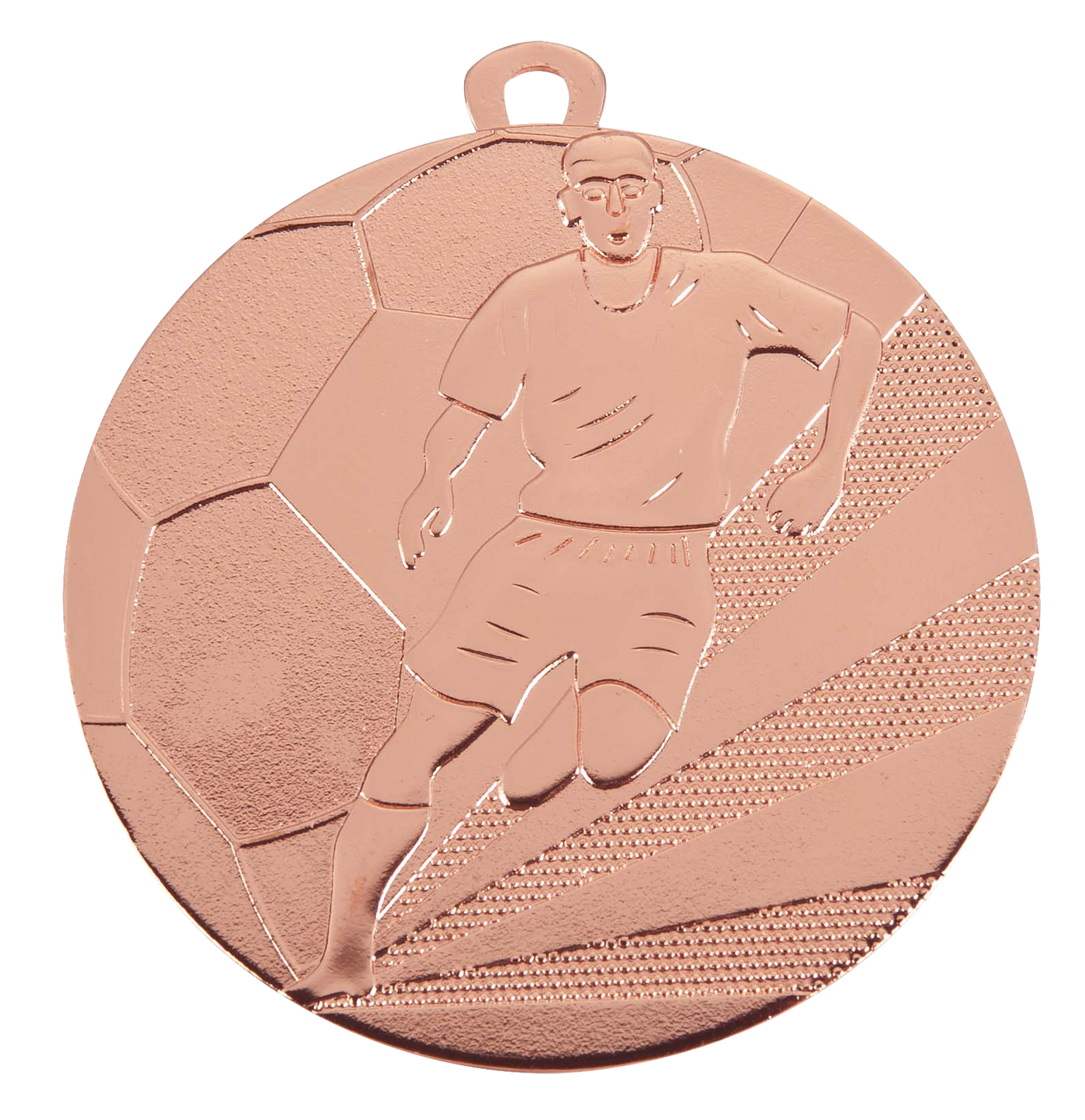 Voetbal Medaille 70mm (D118A) - Medailles Online
