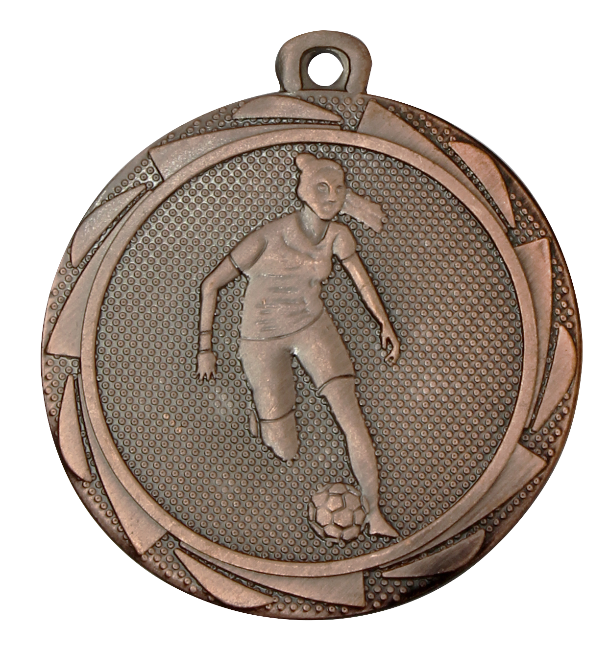 Vrouwen voetbal medaille