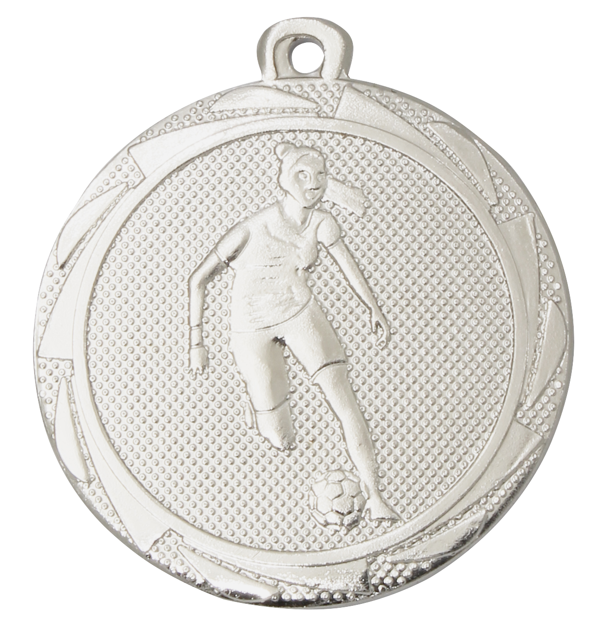 Vrouwen voetbal medaille