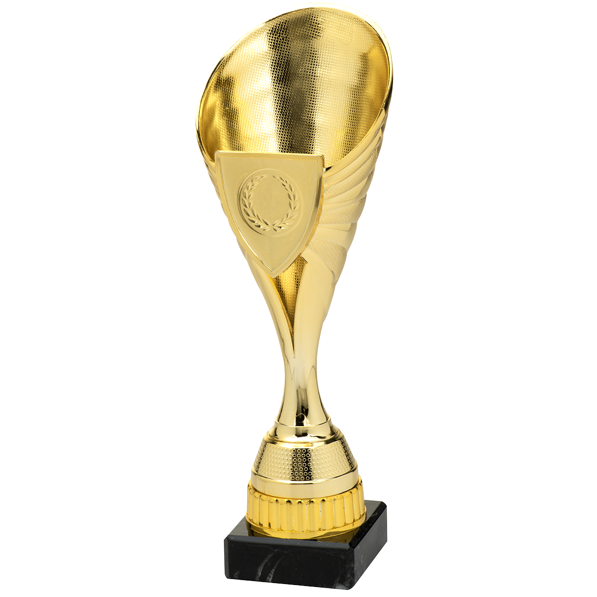Goudkleurige Trofee met Marmeren Voet