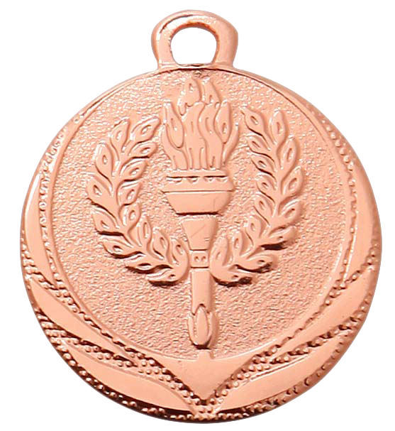 Olympische fakkel Medaille 32mm (DI3208) - Medailles Online