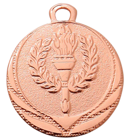Olympische fakkel Medaille 32mm (DI3208) - Medailles Online