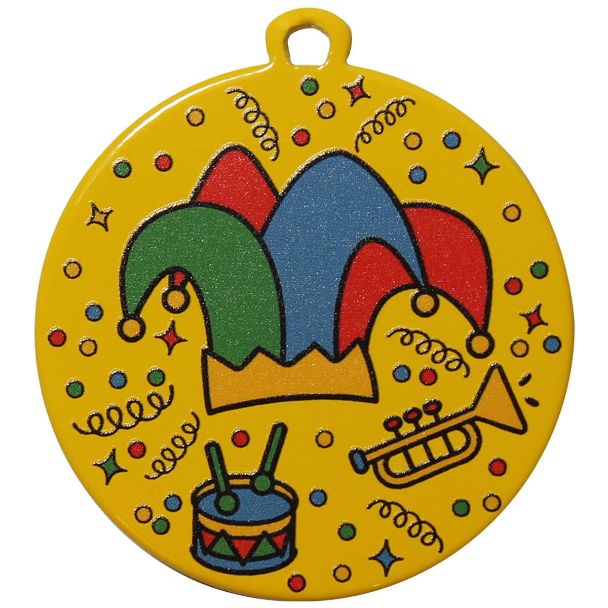 Carnavals Medaille met Narrenhoed  50mm