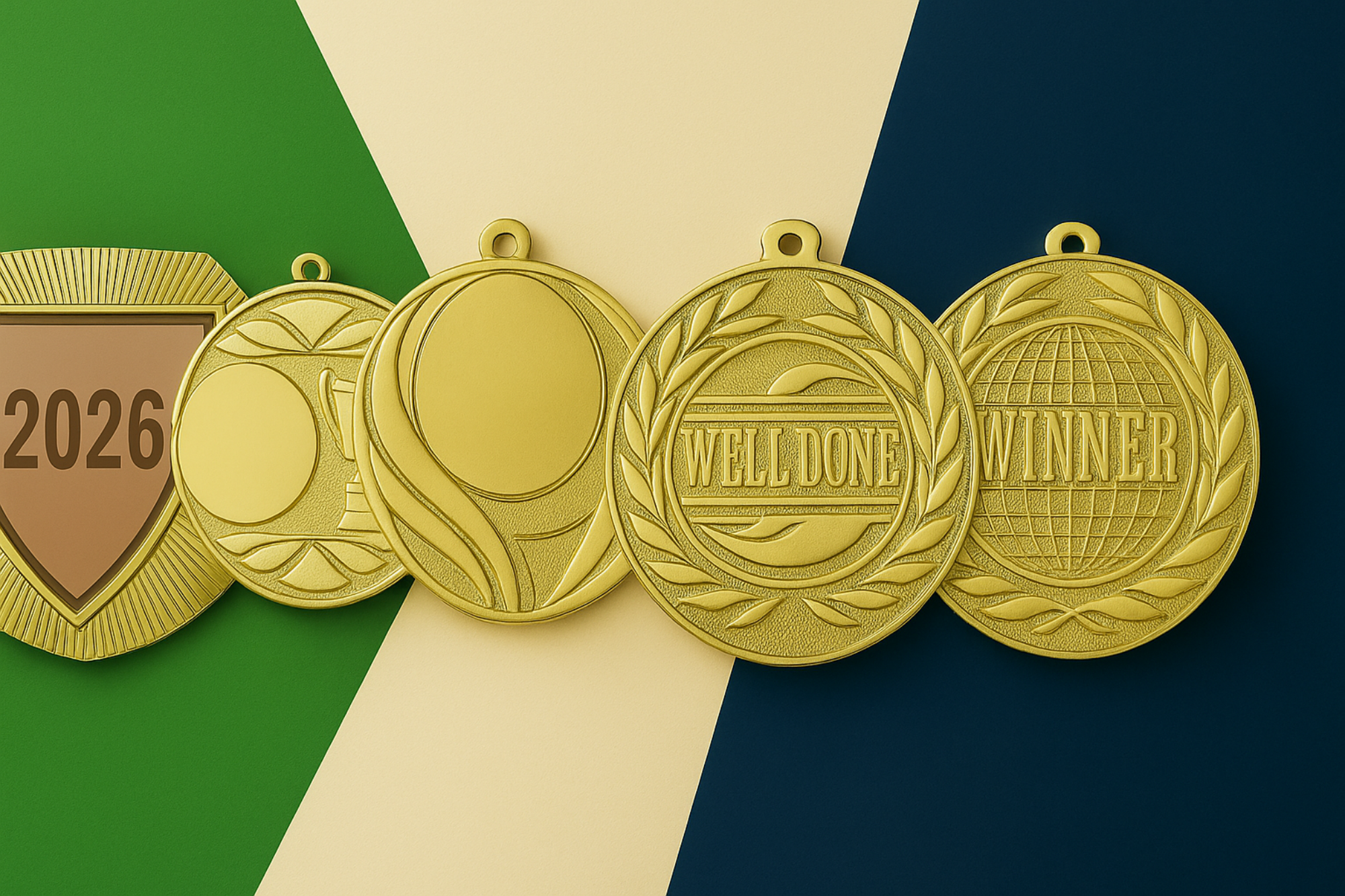 Gouden medailles bestellen