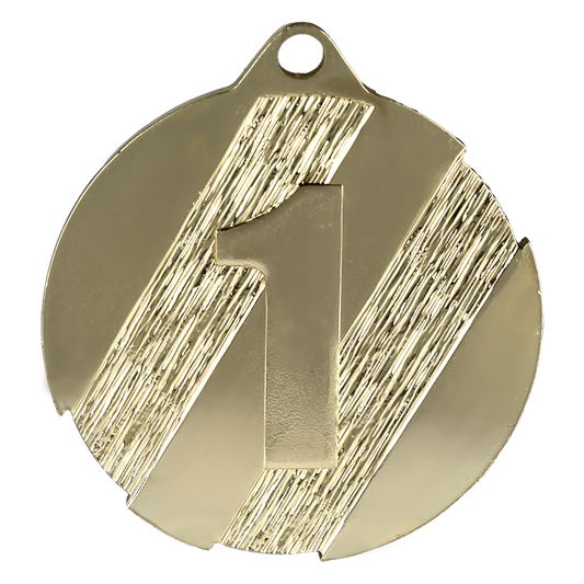 Gouden medaille 50mm goud zilver brons 1e 2e 3e plaats met lint personaliseerbaar