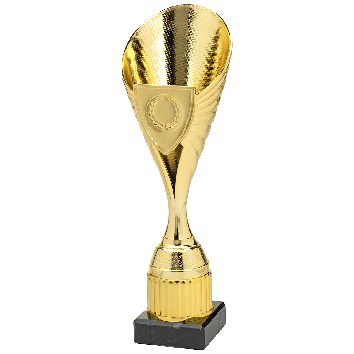 Goudkleurige Trofee met Marmeren Voet