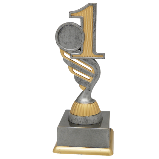 Trofee Nummer 1 – Kunststof Award met Embleem & Graveerplaatje